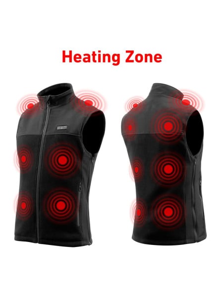 Zone de chauffe Gilet Chauffant Eight Volcano