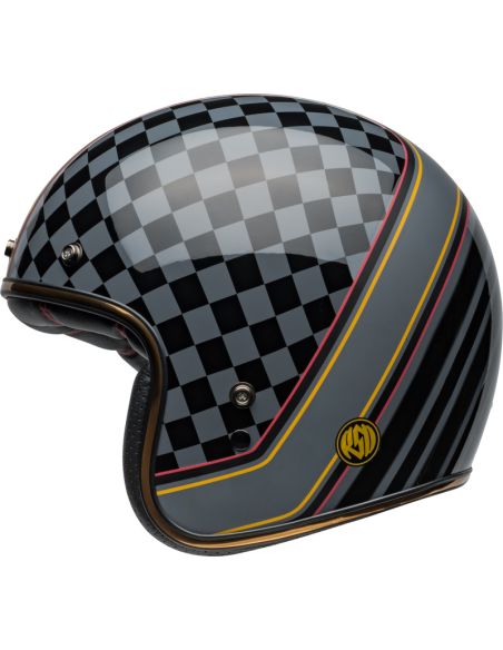 Casque Bell Custom 500 RSD Wreakers Noir-Gris-Jaune