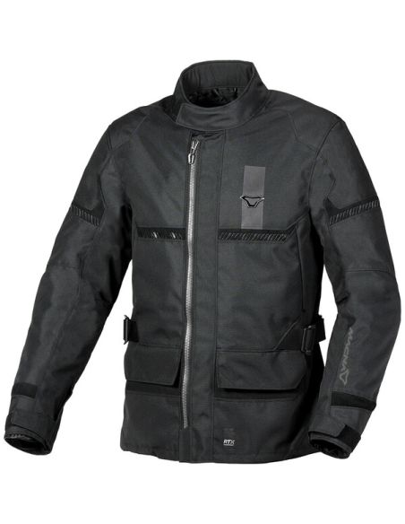 Veste Moto Macna Signal Toutes Saisons Noir