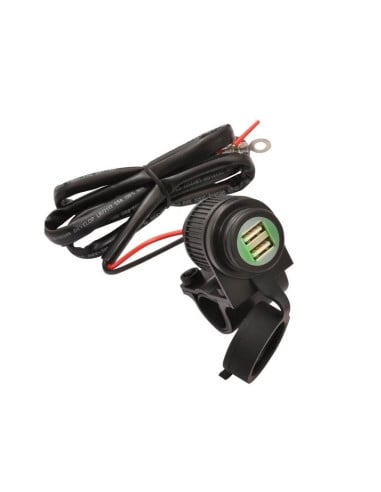 Prise double USB Full Power pour Moto & Scooter