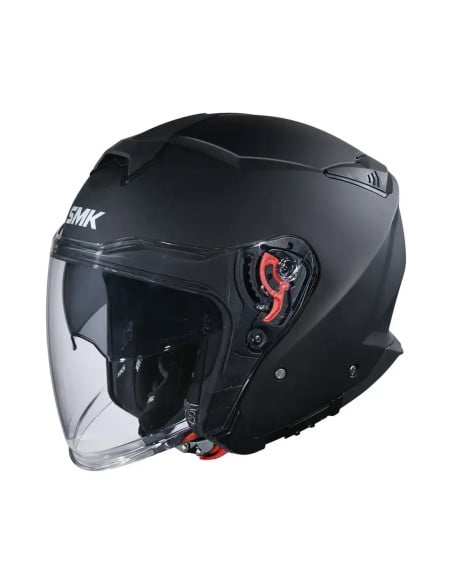 Casque Jet SMK GTJ Noir Mat Casque Jet SMK GTJ Noir Mat