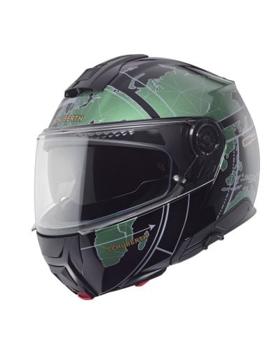 Casque Schuberth C5 Globe Noir-Vert