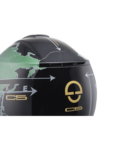 Casque Schuberth C5 Globe Noir-Vert