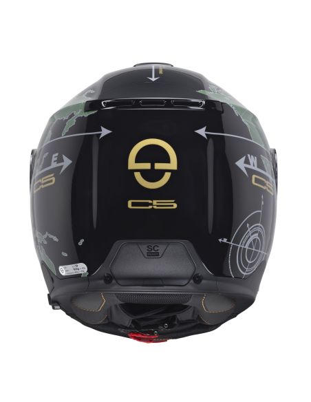 Casque Schuberth C5 Globe Noir-Vert