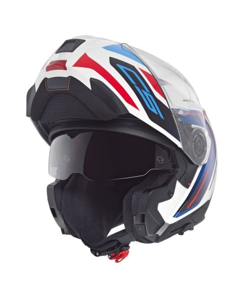 Casque Schuberth C5 Omega Bleu-Blanc-Rouge