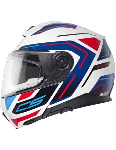 Casque Schuberth C5 Omega Bleu-Blanc-Rouge