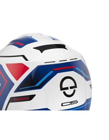 Casque Schuberth C5 Omega Bleu-Blanc-Rouge