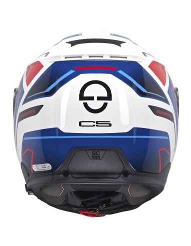 Casque Schuberth C5 Omega Bleu-Blanc-Rouge