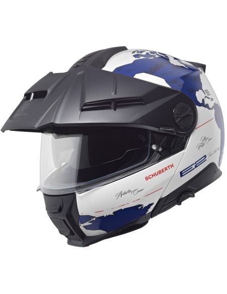 Casque Schuberth E2 Atlas Bleu-Blanc