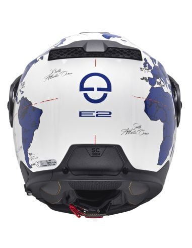 Casque Schuberth E2 Atlas Bleu-Blanc