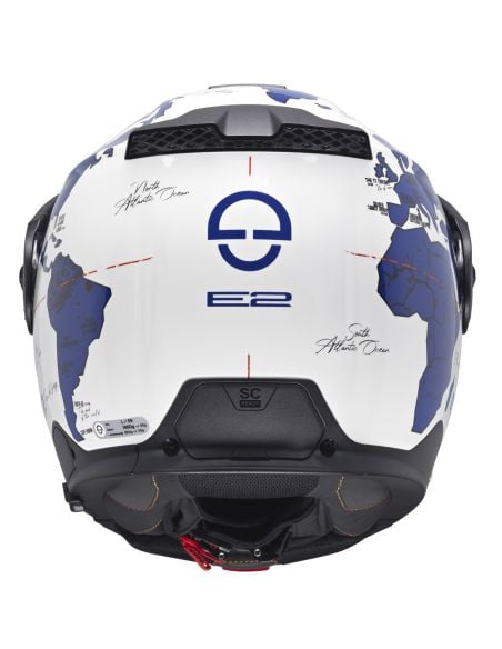 Casque Schuberth E2 Atlas Bleu-Blanc