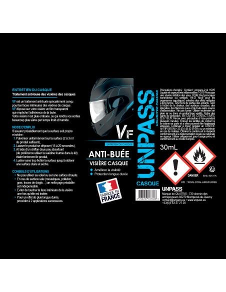 Kit Entretien du Casque