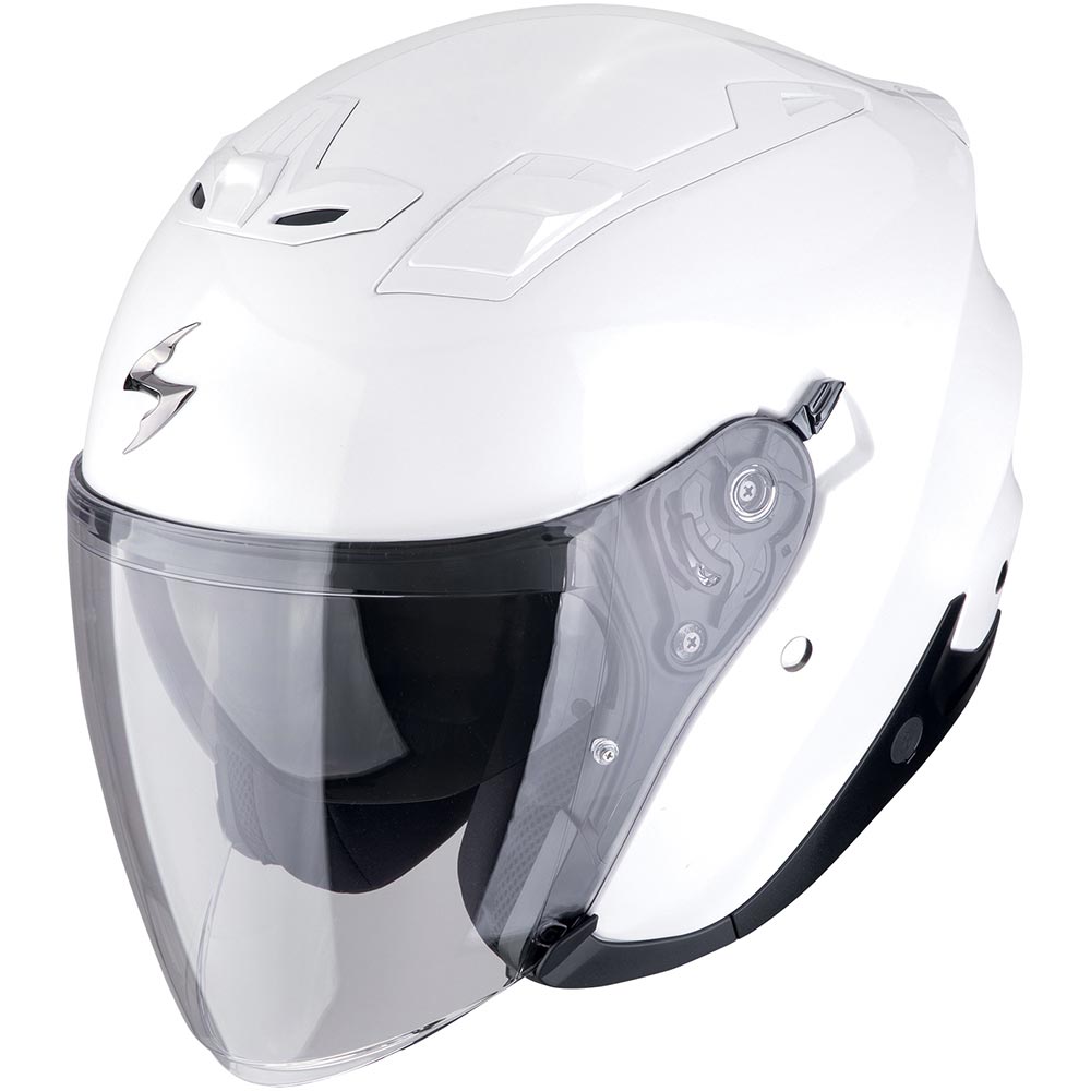 Casque Scorpion Exo-Z1 Solid Blanc Perle - Casque Jet SCORPION