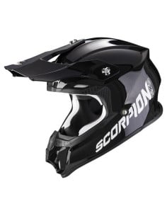 Casque Cross Scorpion VX-22 Air - Noir/Brillant