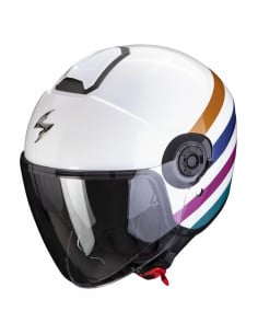 Casque Scorpion Exo-City 2 Bee -Blanc