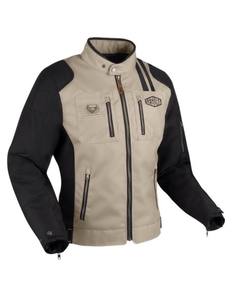 Blouson Segura Scorpio Taupe-Noir
