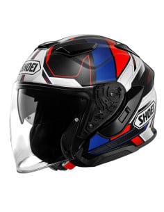 Casque Shoei J-Cruise 3 WHIZZY - Rouge/Noir/blanc