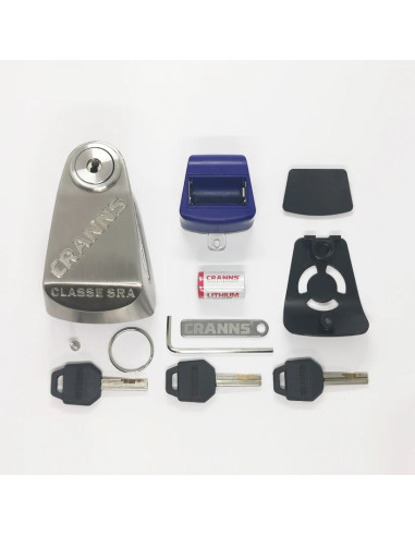 Bloque Disque SRA Cranns VD10 avec Alarme Bluetooth intégrée