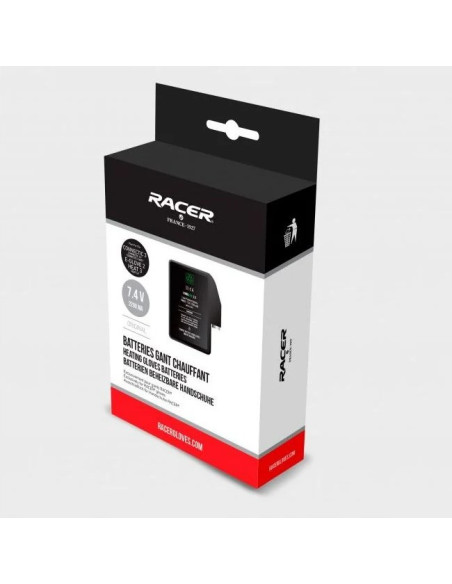 Batterie Racer pour Gants chauffants 7.4v 2400 mAh