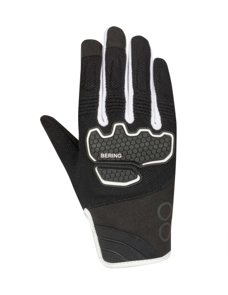 Gants Moto Eté Femme Bering Breeze - Noir/Blanc