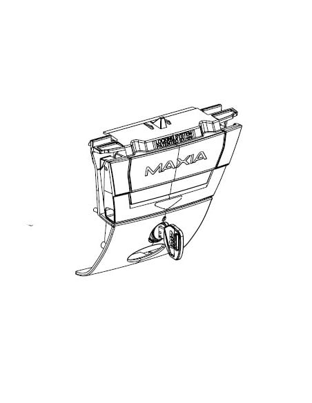 Bloc Fermeture Serrure Top Case Givi V58 Maxia Bloc Fermeture Serrure Top Case Givi V58 Maxia