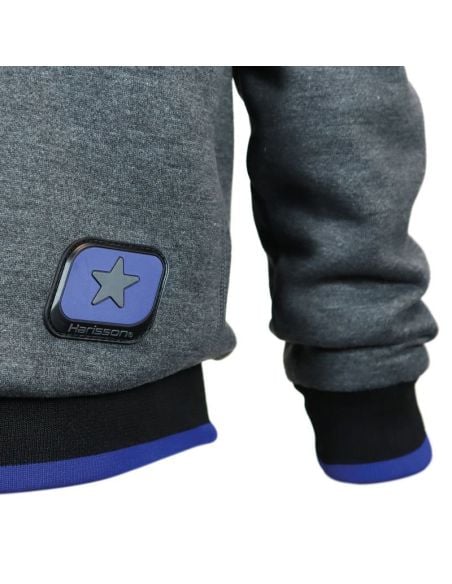 Sweat Moto Enfant Harisson Stingray Gris