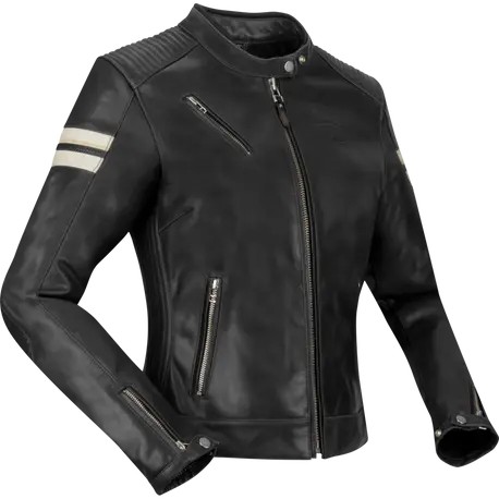 Blouson Femme Segura Lady Romeo Noir Blanc - Blousons et Vestes Moto Femme SEGURA