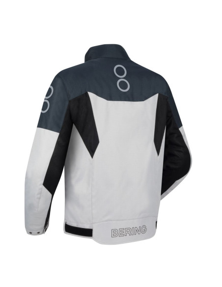 Veste Moto Bering Cronos - Blanc/Noir Veste Moto Bering Cronos - Blanc/Noir