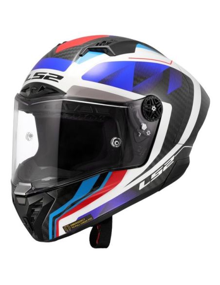 Casque LS2 Thunder GP Aero Raute FF805 Bleu-Rouge