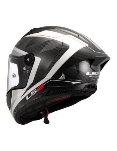 Casque LS2 Thunder GP Aero Raute FF805 Gris-Blanc Casque LS2 Thunder GP Aero Raute FF805 Gris-Blanc