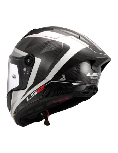 Casque LS2 Thunder GP Aero Raute FF805 Gris-Blanc Casque LS2 Thunder GP Aero Raute FF805 Gris-Blanc