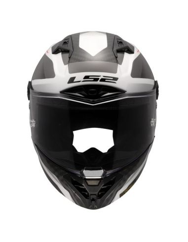 Casque LS2 Thunder GP Aero Raute FF805 Gris-Blanc Casque LS2 Thunder GP Aero Raute FF805 Gris-Blanc