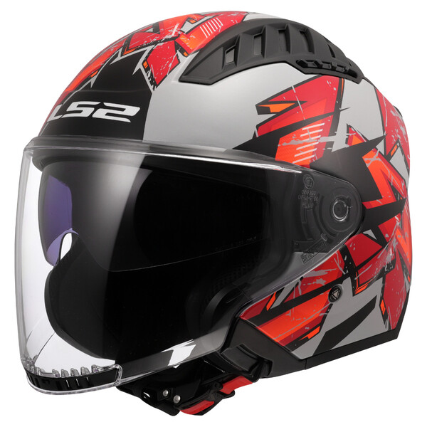 Casque LS2 Copter II Kanji list: Anthracite / Rouge|Noir|Blanc|Rouge|Bleu|Multicolore