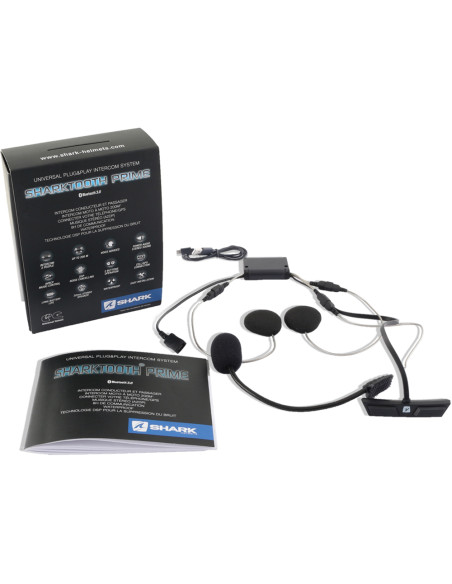 Shark - Kit Bluetooth Intercom Sharktooth® Prime - Noir