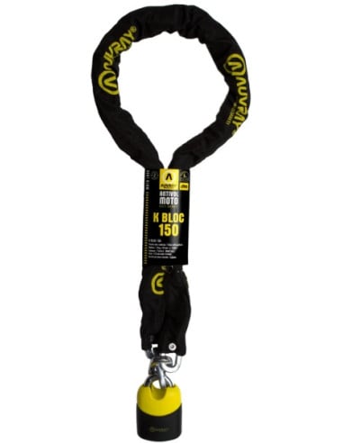 Antivol Auvray k-block Chaine et Cadenas 1,50m