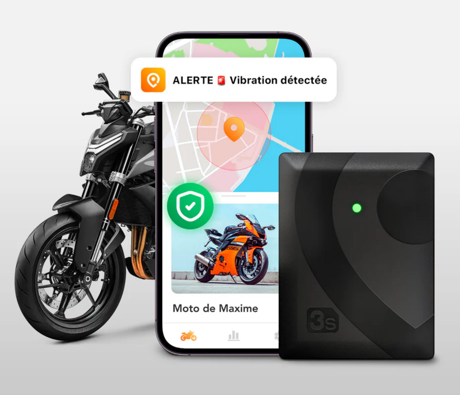 GPS Moto Georide 3s