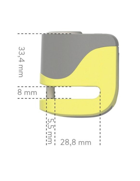 Antivol Bloque Disque avec Alarme Auvray B-Lock 06 Mini