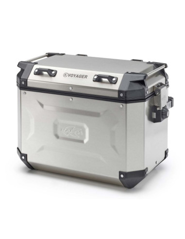 Paire de Valise Kappa 48L (Gauche) 37L (Droite) Gris Aluminium