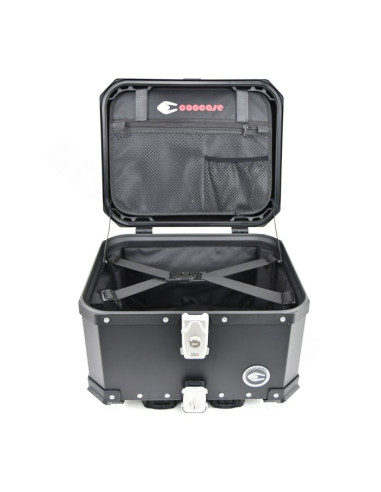 Top Case Coocase X1 Noir 45 L avec Dosseret Réglable Top Case Coocase X1 Noir 45 L avec Dosseret Réglable
