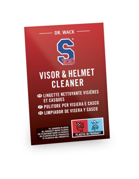 Nettoyant Visière Casque S100 Jetable