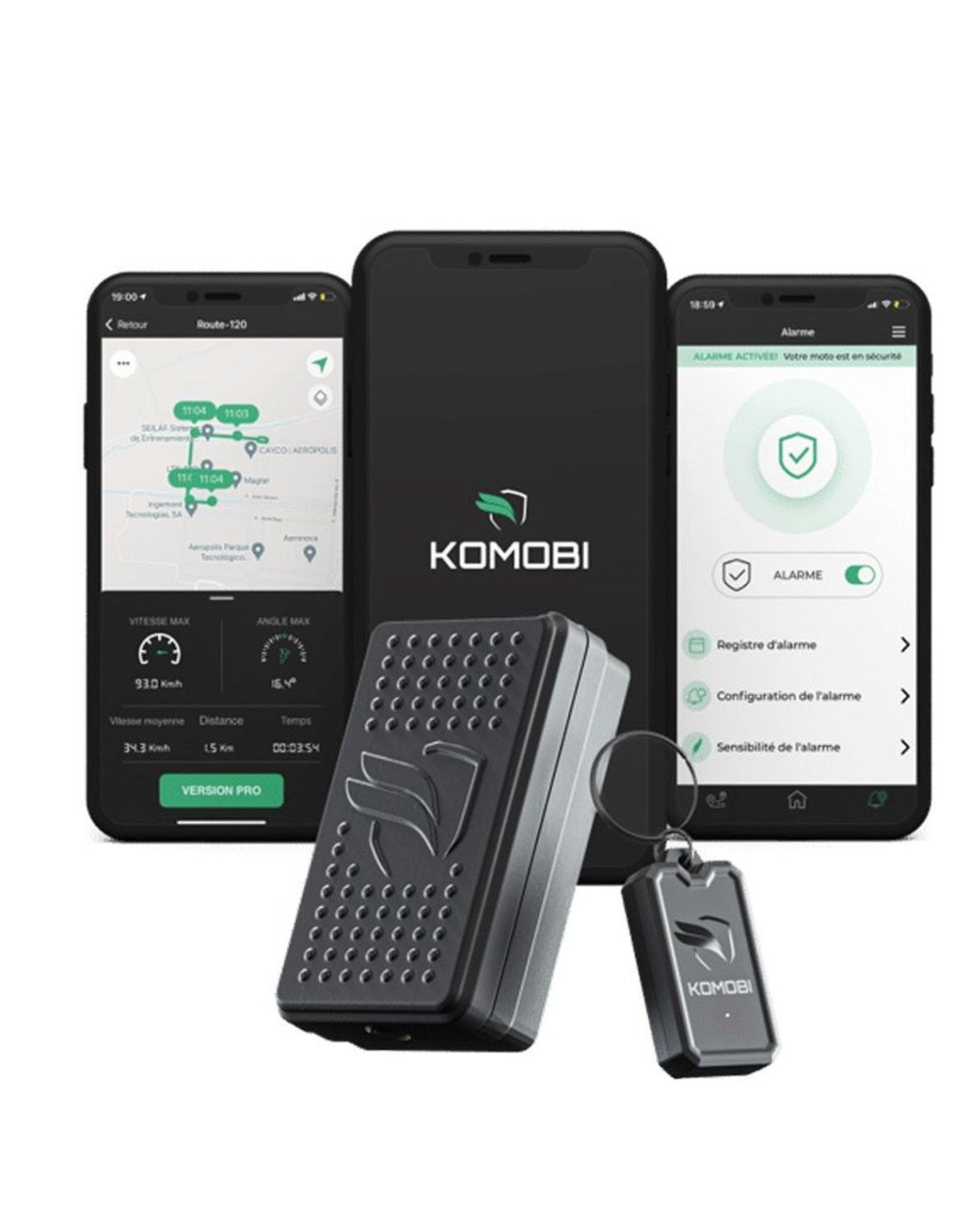 Traceur GPS Komobi City 4G Max - 3 ans d'abonnement Offerts