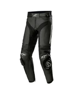 Pantalon Alpinestars Missile V3 en Cuir Noir/Blanc