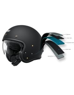 Casque Shoei J.O2 Noir Matt 2