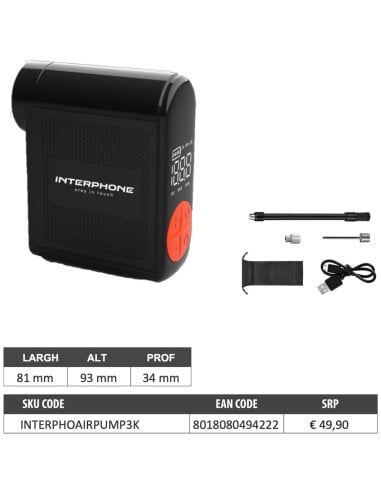 Pompe à Air Compresseur Interphone Air Pump Mini