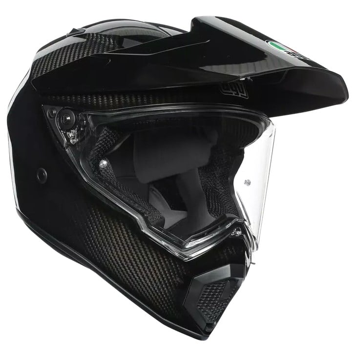 Casque Cross AGV AX9 Carbon list: Noir Brillant|Noir|Carbone