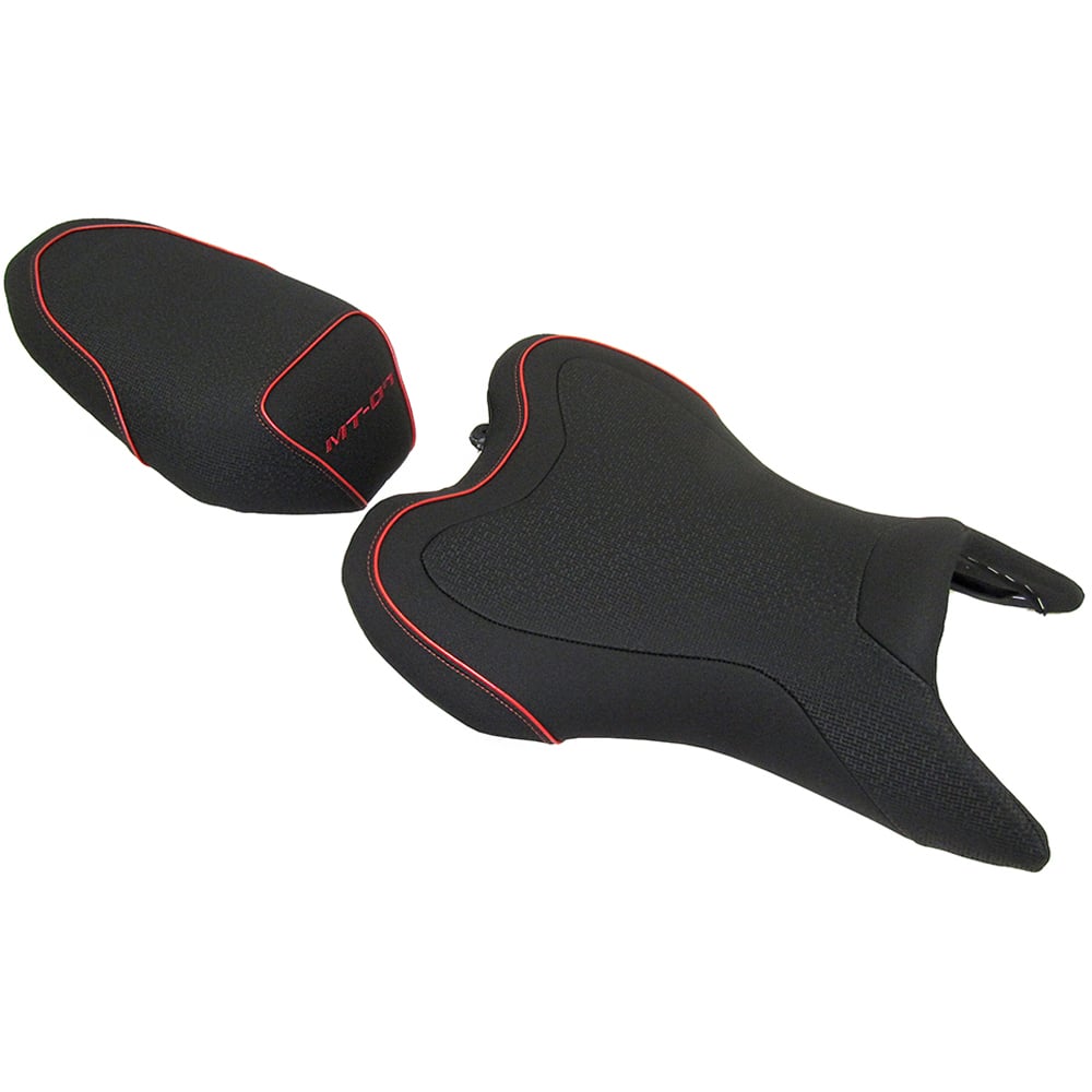 Selle Ready Yamaha MT-07 (2018-2025) Noir et Rouge