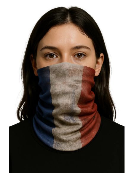 Tour de Cou Moto Nation-Head Drapeau