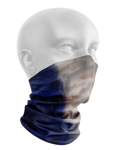 Tour de Cou Moto Nation-Head Drapeau