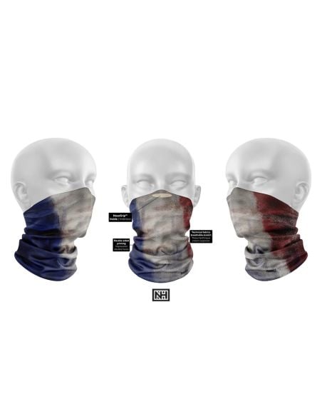 Tour de Cou Moto Nation-Head Drapeau