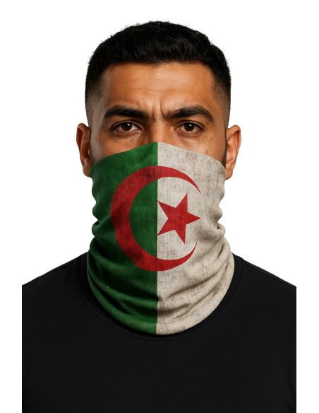 Tour de Cou Moto Nation-Head Drapeau